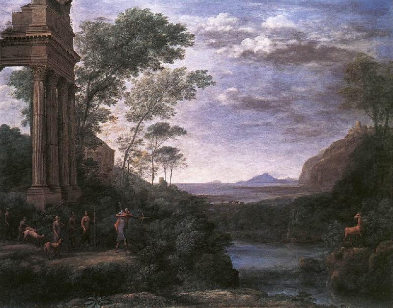 Claude Lorrain Landscape with Ascanius Shooting the Stag of Sylvia china oil painting image
